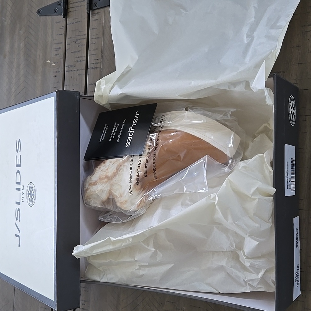 J Slides Tan Faux Fur Winter Boots